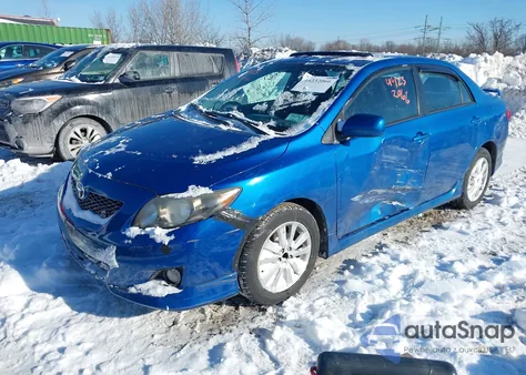 2010 Toyota Corolla S z USA, uszkodzony, nr VIN 2T1BU4EE5AC478379